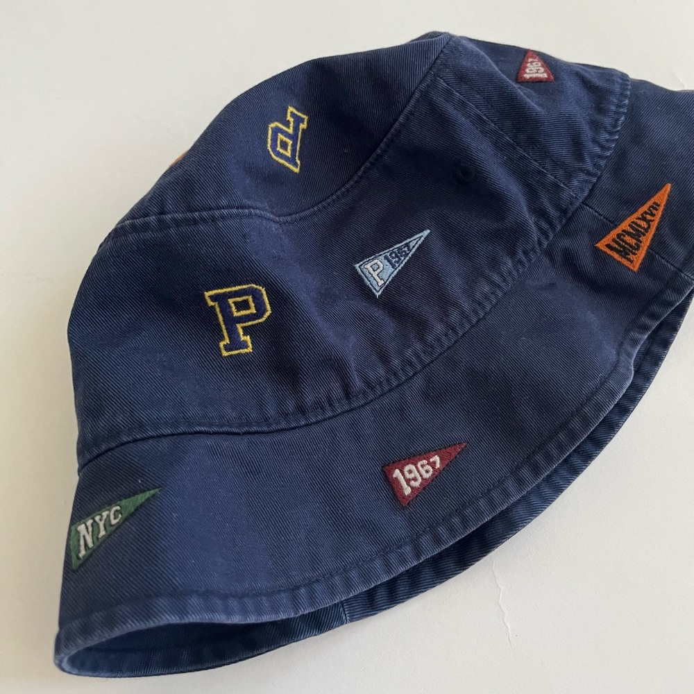 Men’s Polo Ralph Lauren navy embroidered bucket hat